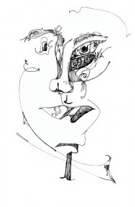 Drawing of a face