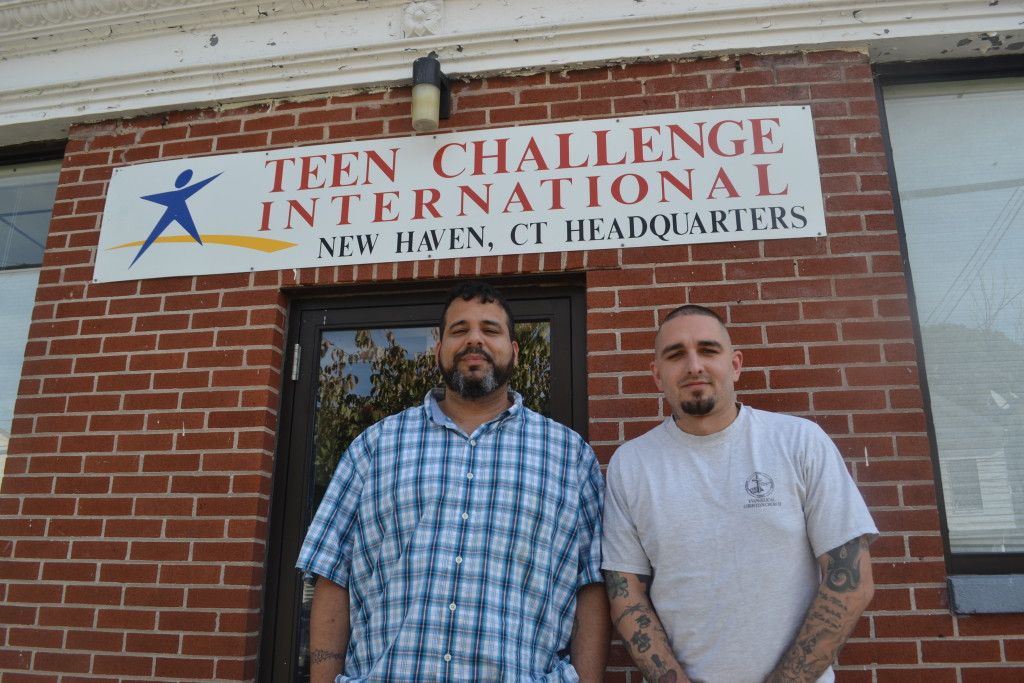 Manny Barreto (left) and Steve Stokes (right), supervisors at Teen Challenge (Credit to Daisy Massey)