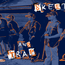 Yale Skeet & Trap team at their clubhouse.